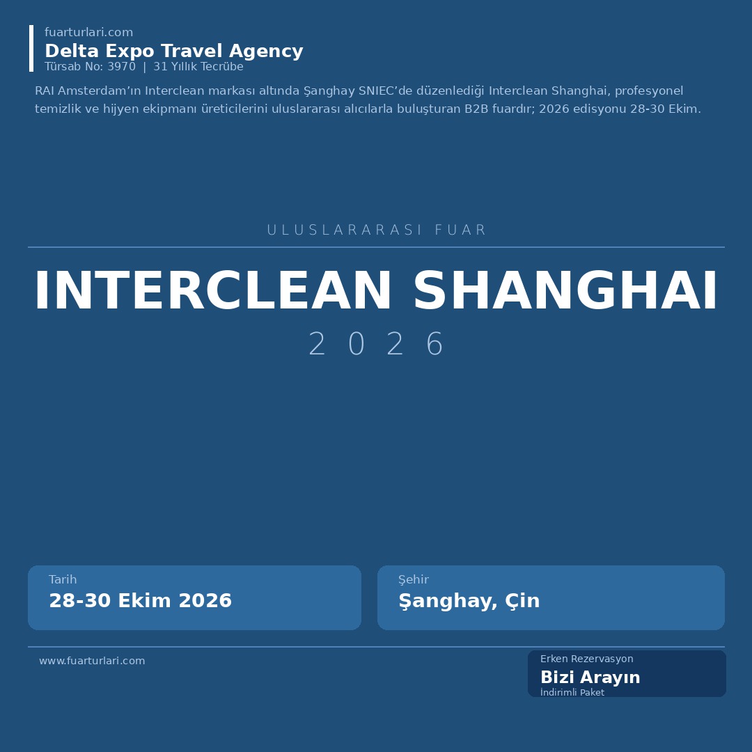 Interclean Shanghai 2026