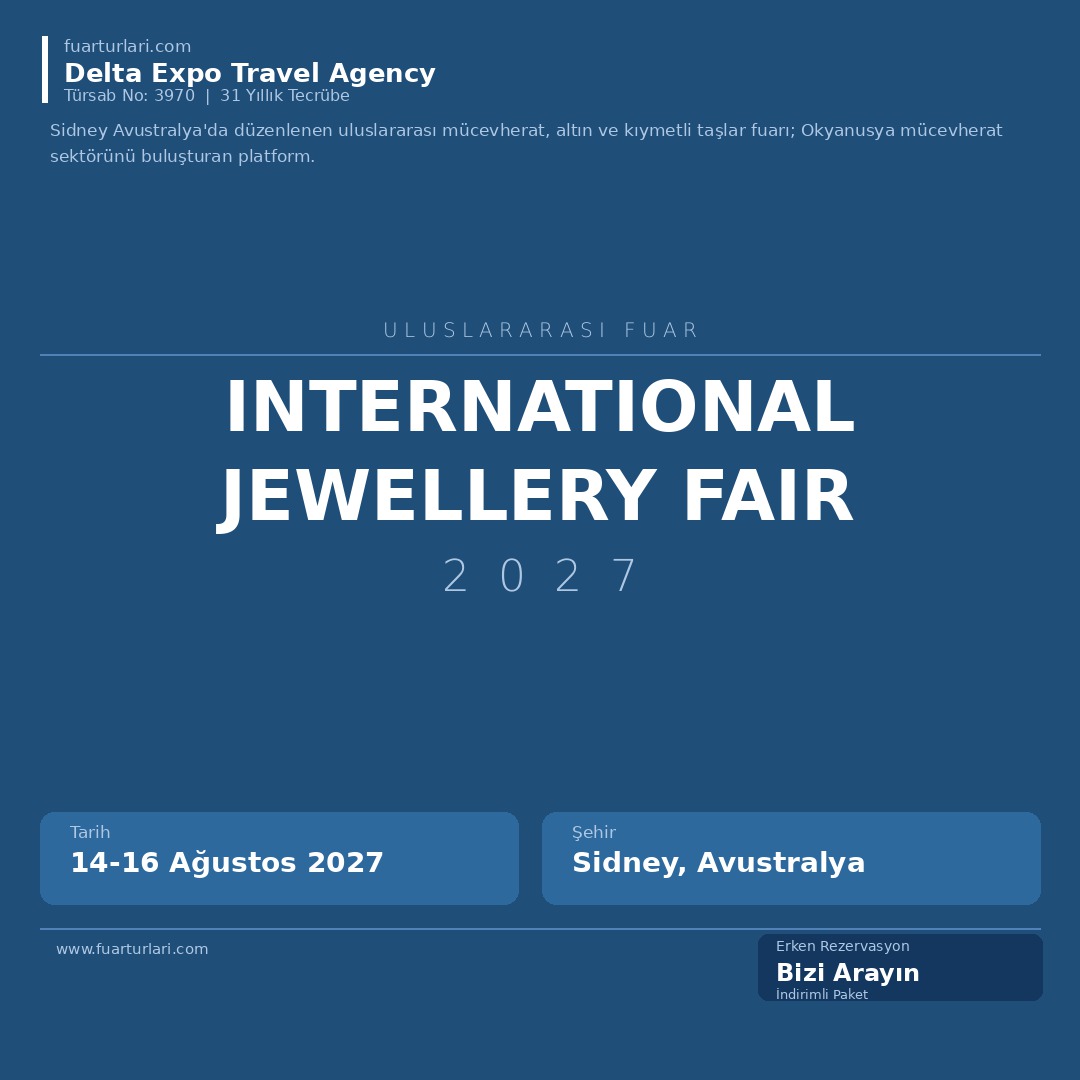 International Jewellery Fair 2027