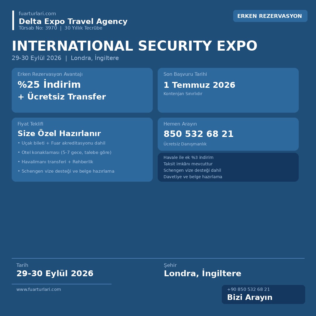 International Security Expo 2026