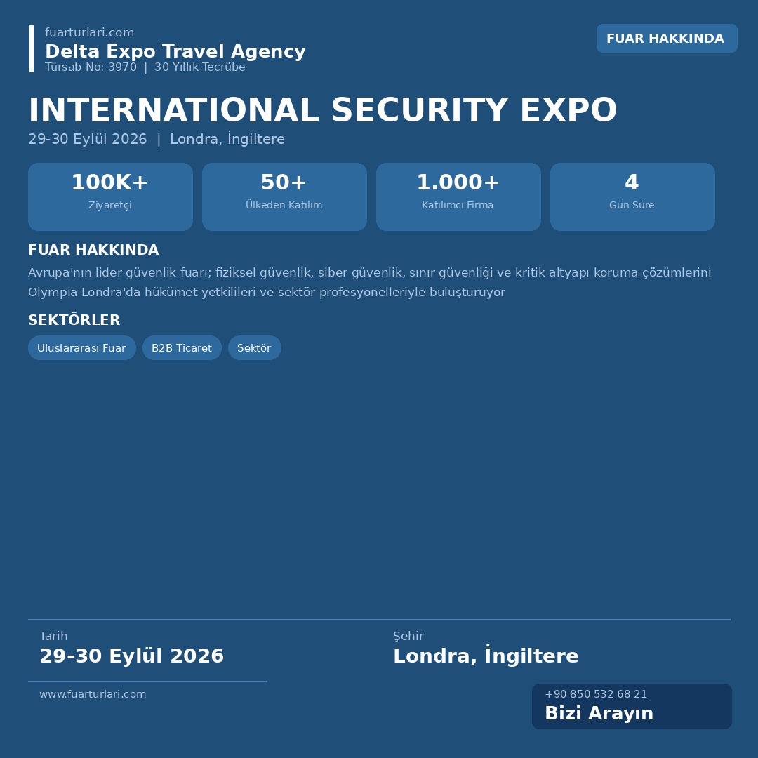 International Security Expo 2026