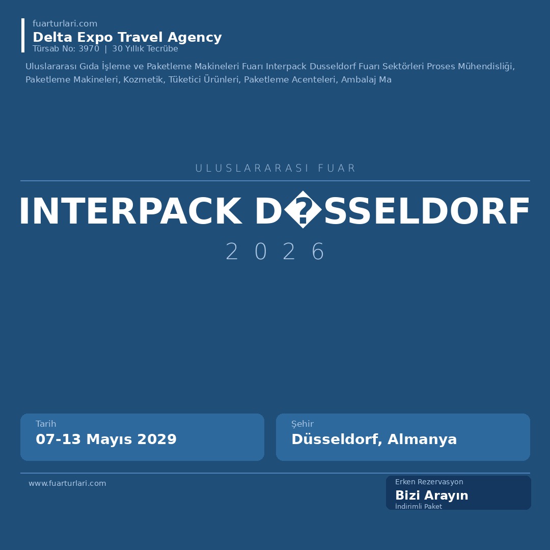 Interpack Düsseldorf 2026