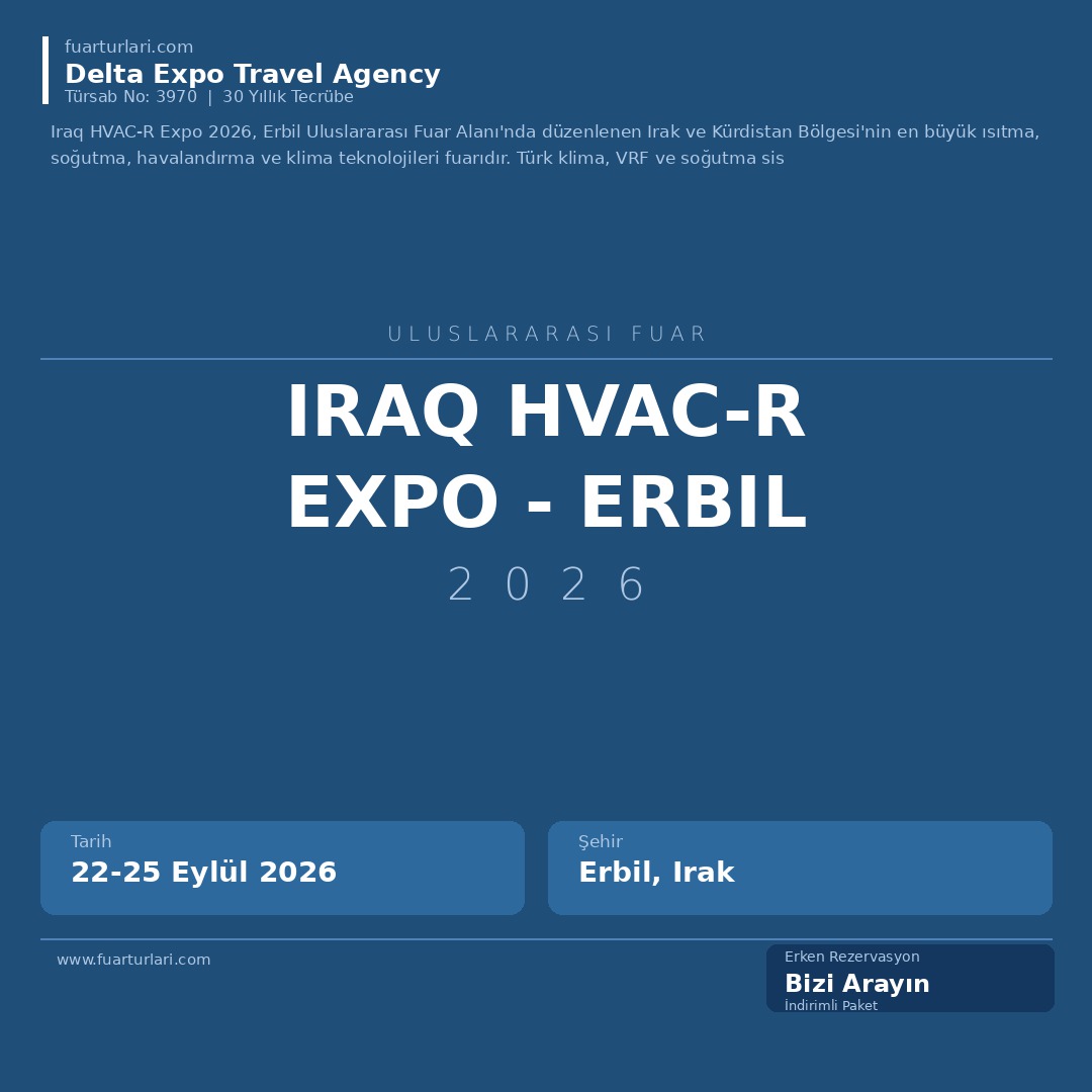 Iraq HVAC-R Expo 2026 - Erbil