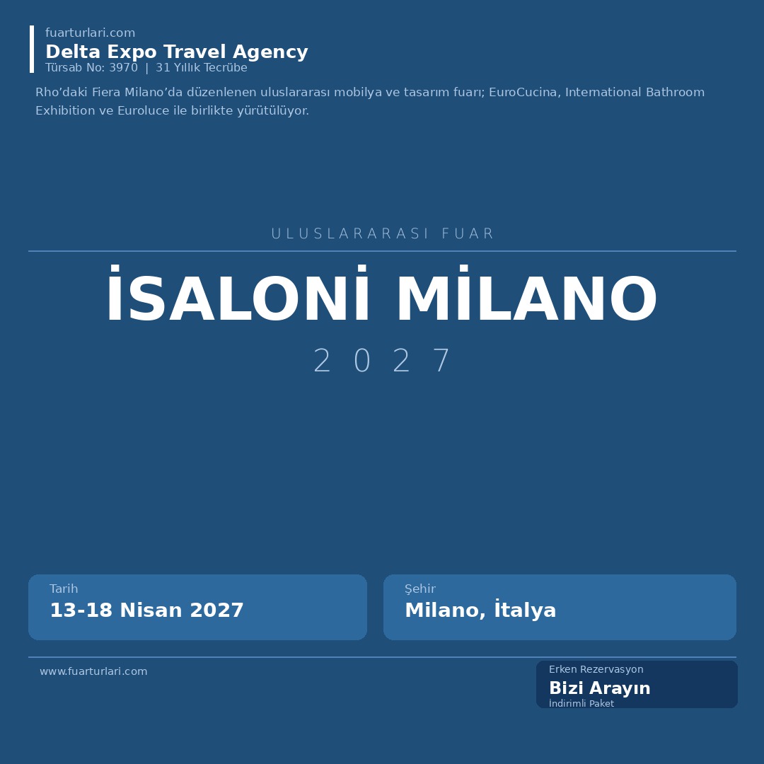 İSaloni Milano 2027