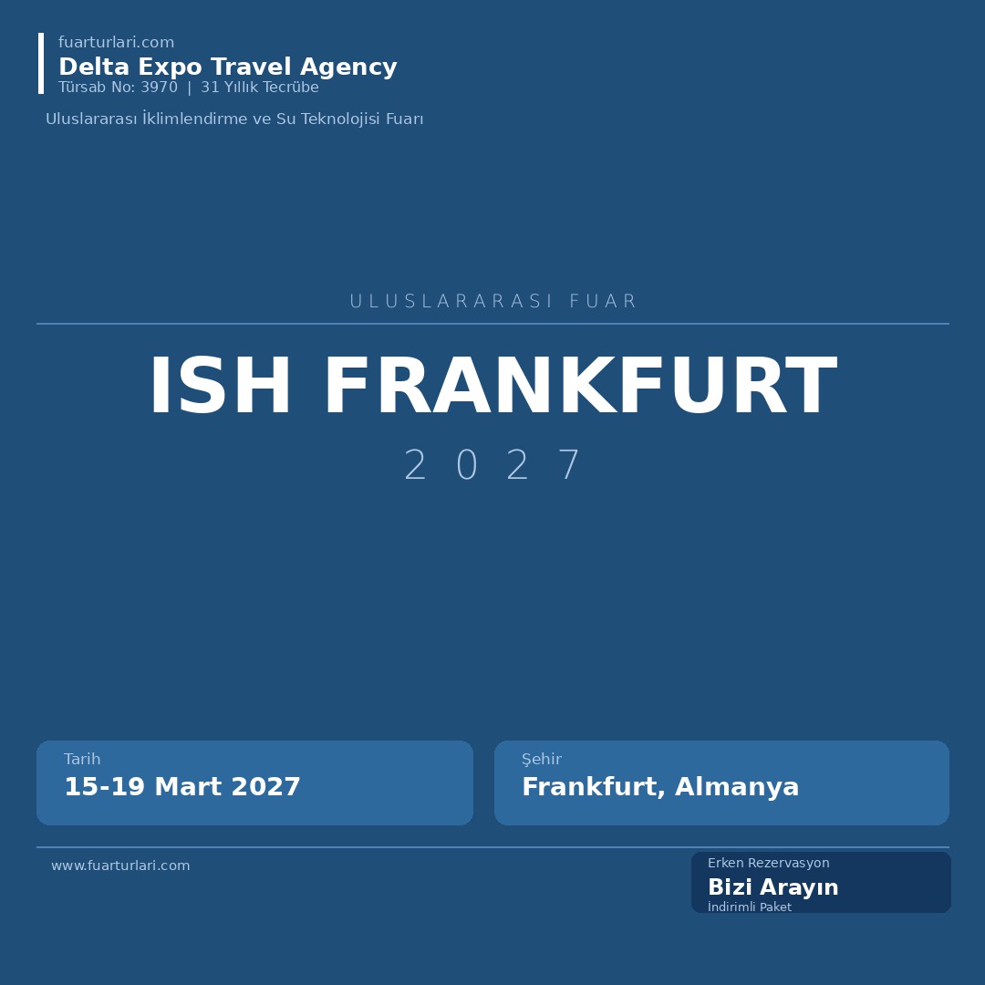 ISH Frankfurt 2027