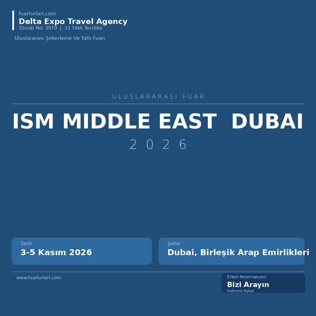 ISM Middle East 2026 Dubai