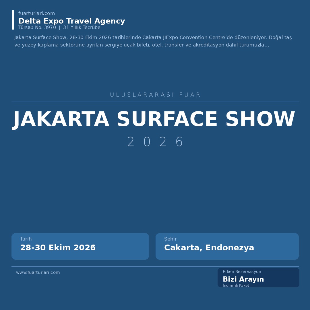 Jakarta Surface Show 2026