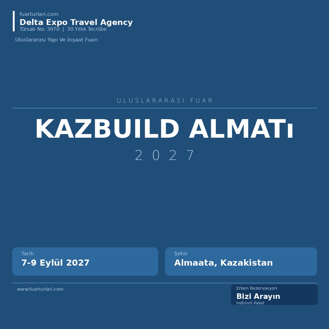KazBuild Almatı 2027