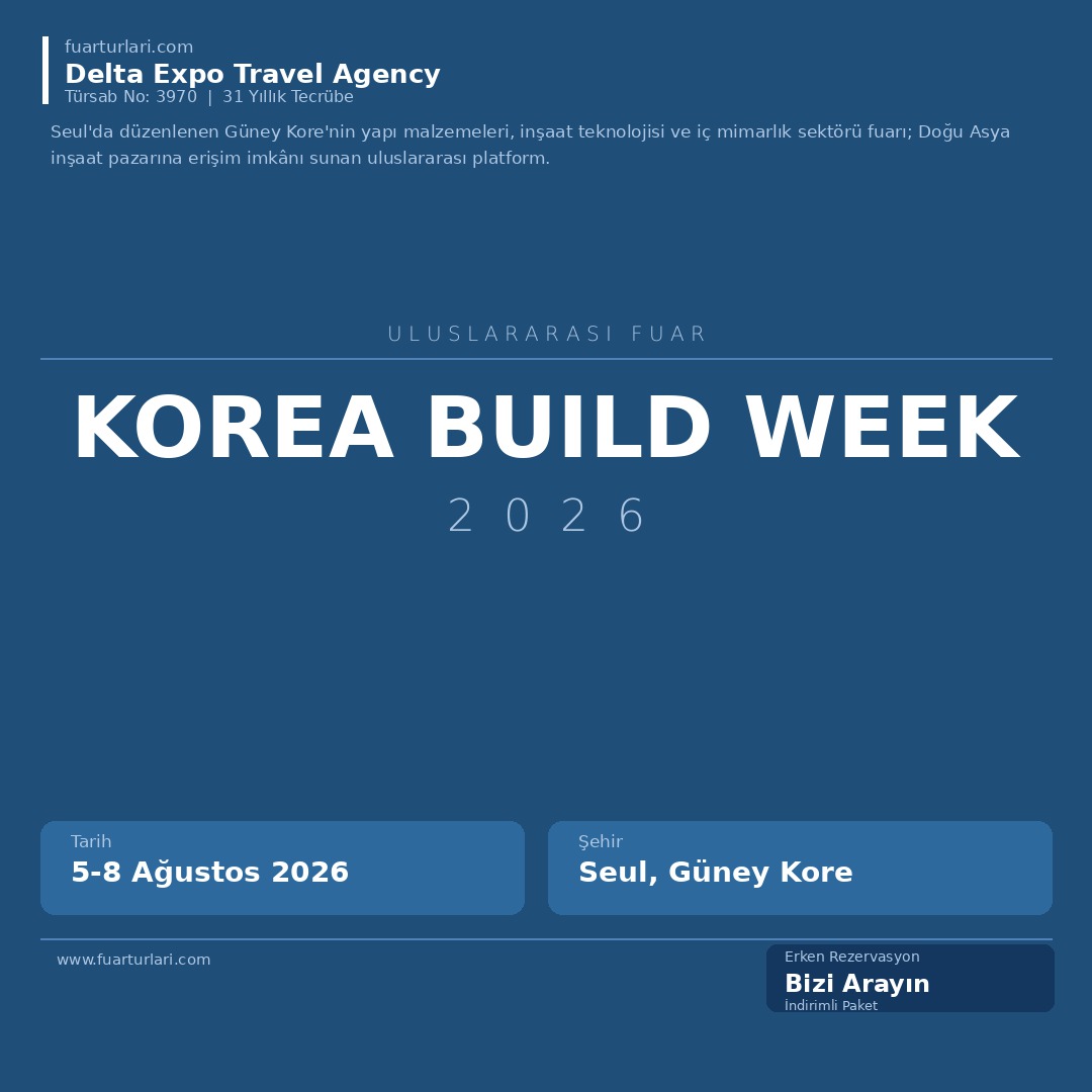 Korea Build Week 2026