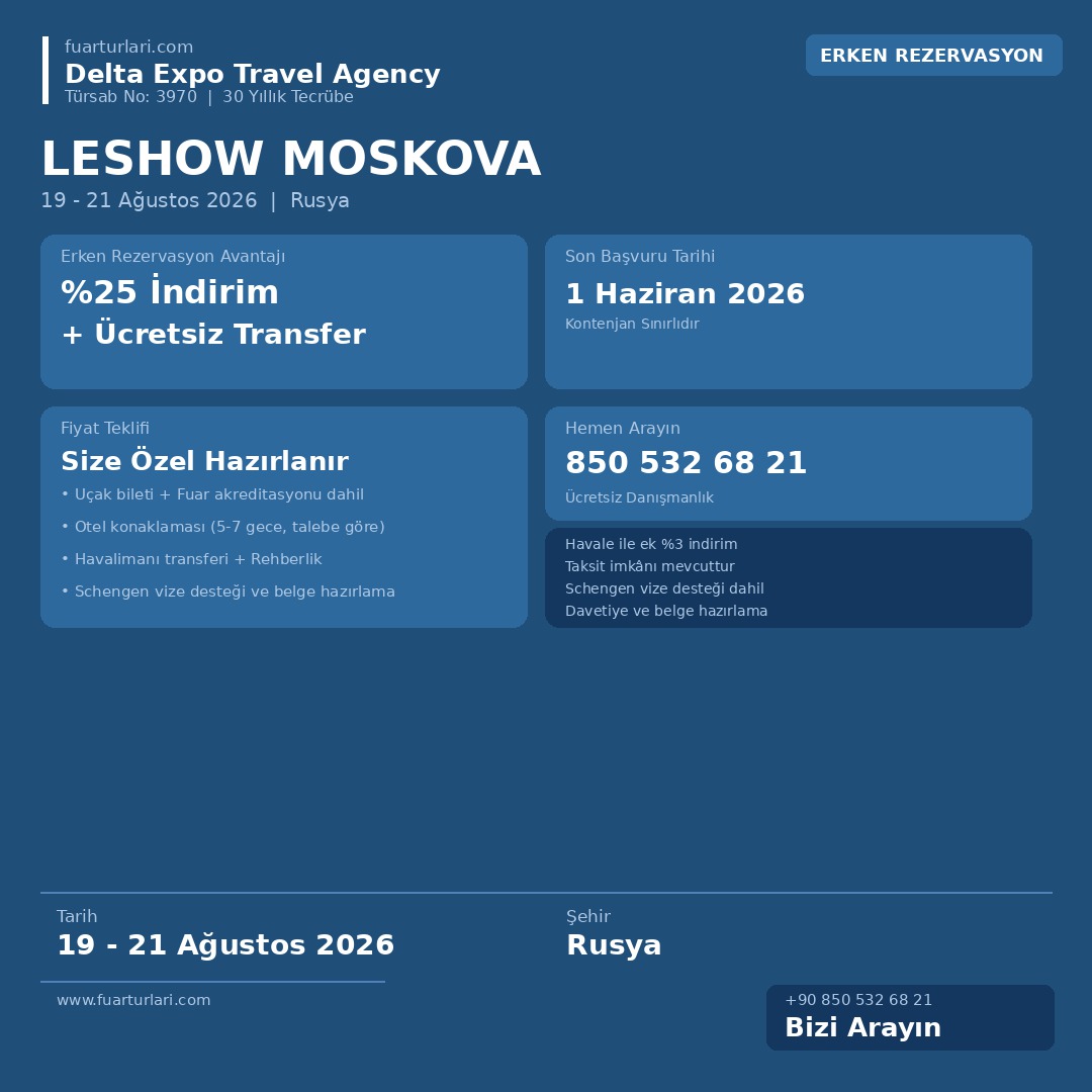 LeShow Moskova 2026