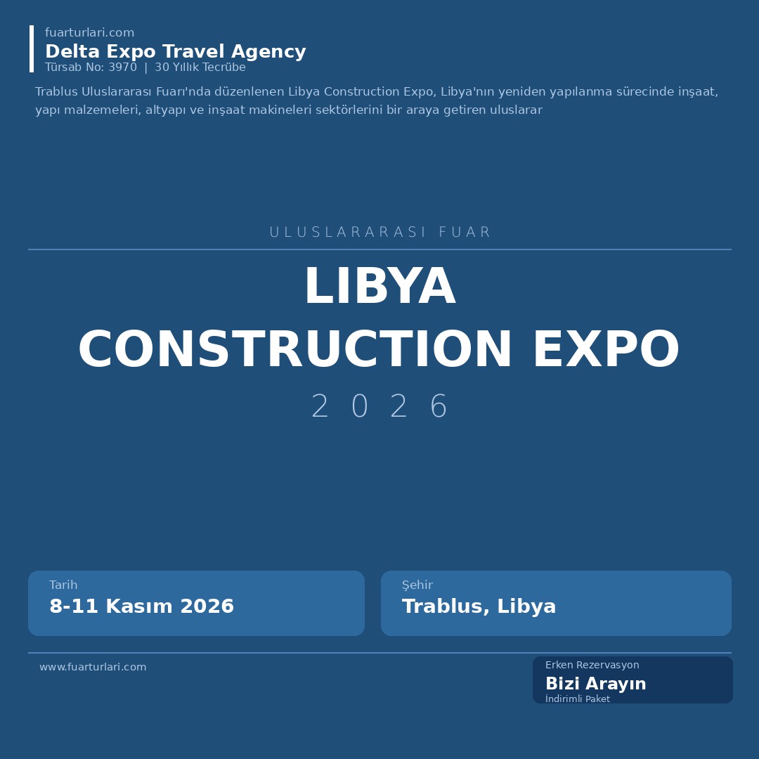 Libya Construction Expo 2026