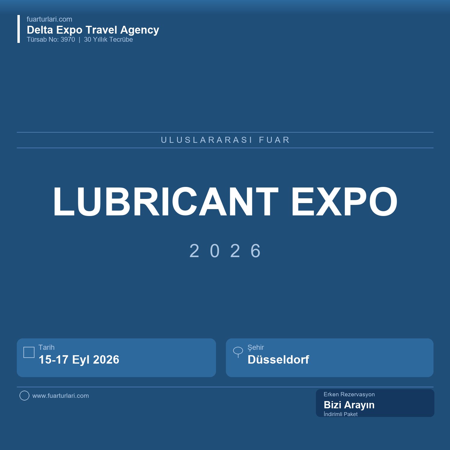 Lubricant Expo 2026 - Düsseldorf