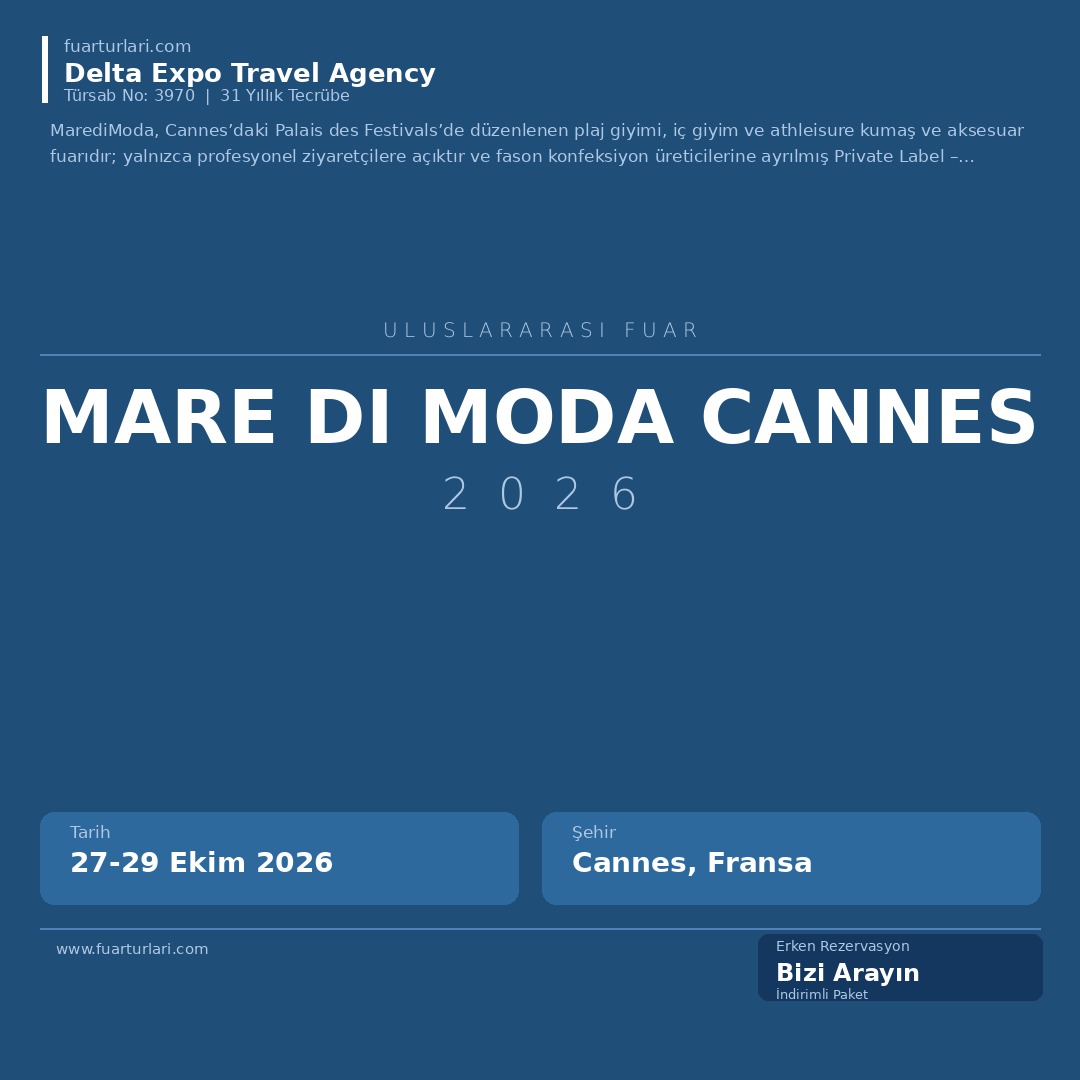 Mare di Moda Cannes 2026