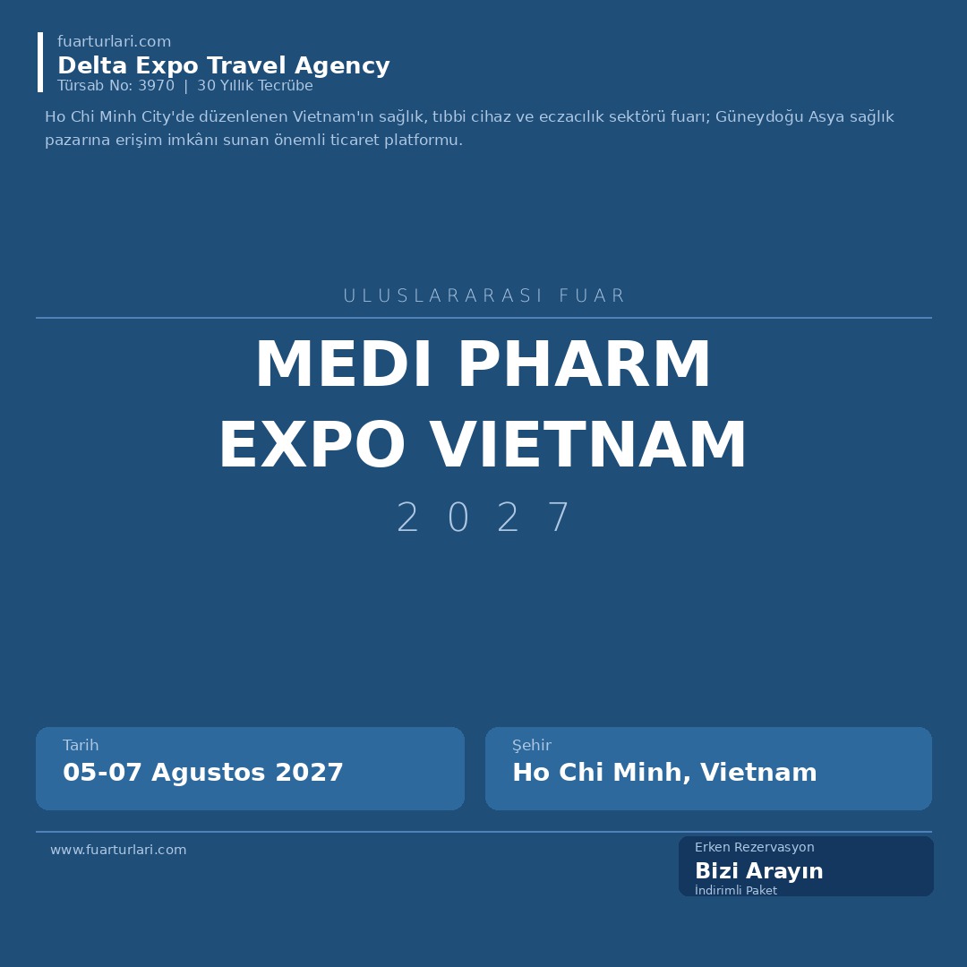 Medi Pharm Expo Vietnam 2027