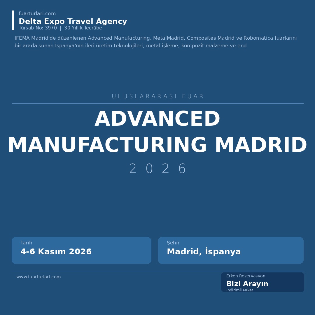 Advanced Manufacturing Madrid 2026