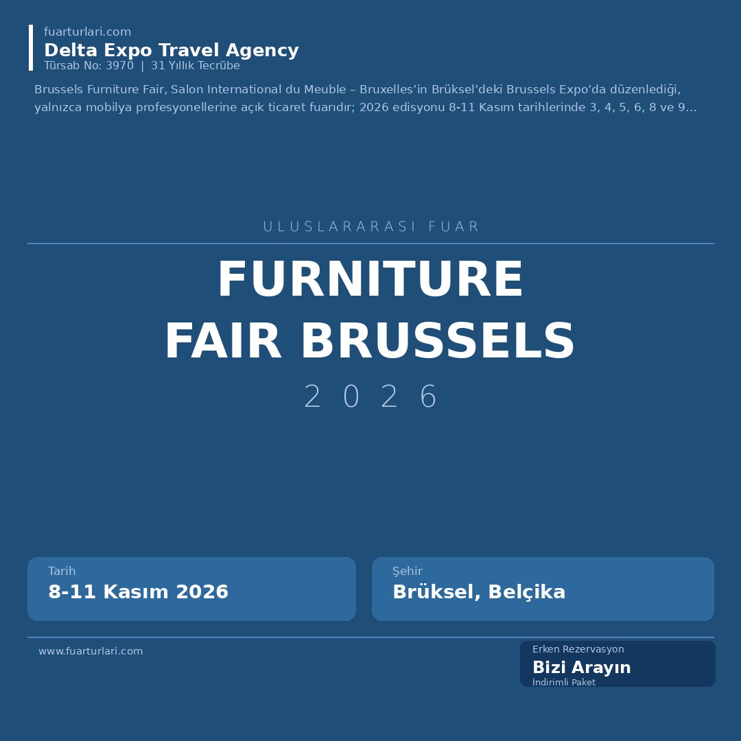 Furniture Fair Brussels 2026