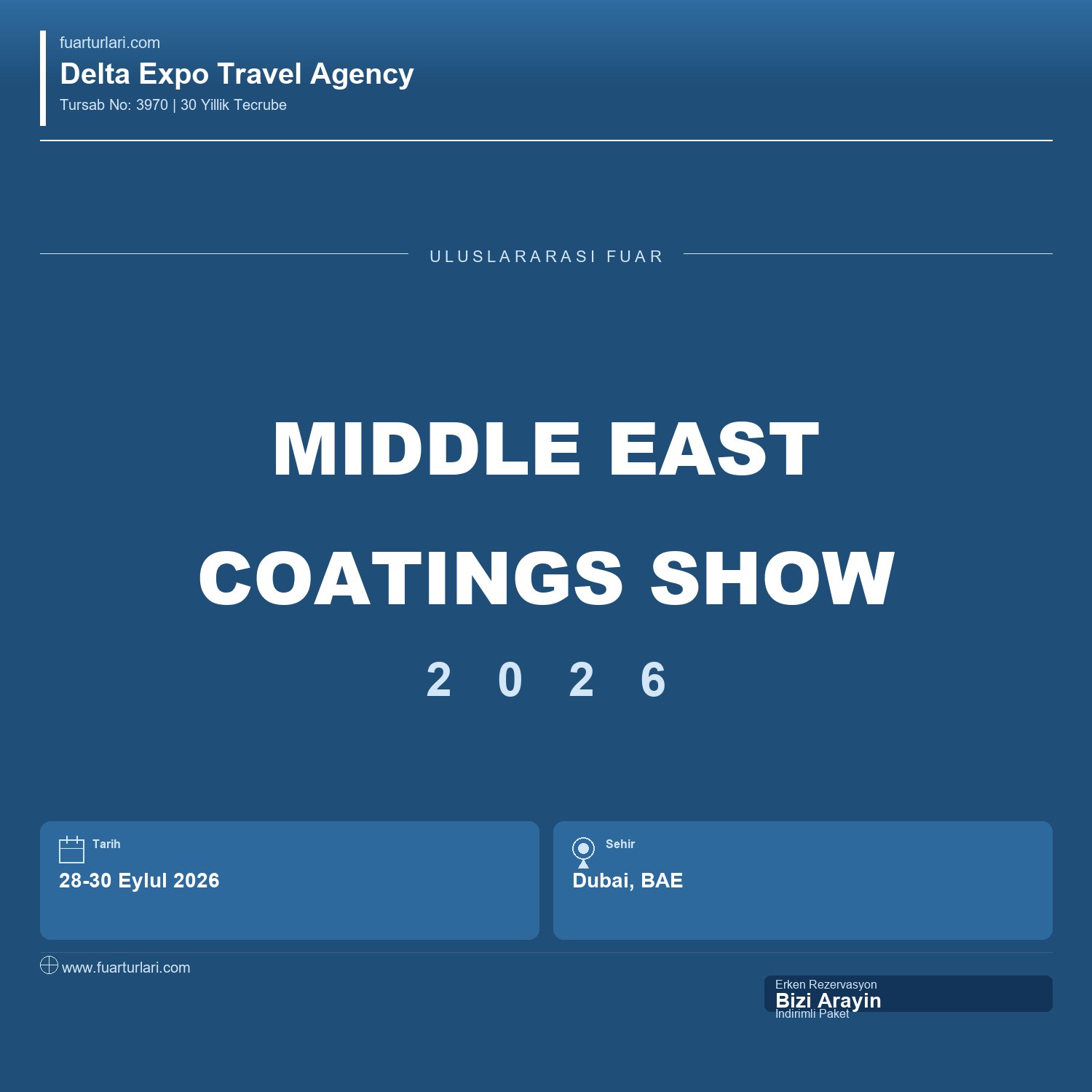 Middle East Coatings Show 2026