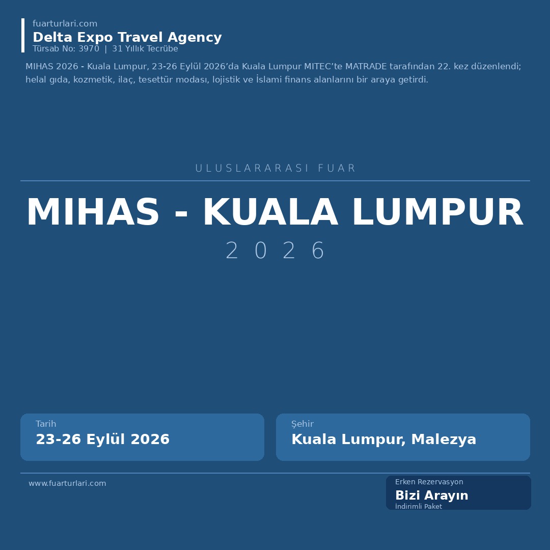 MIHAS 2026 - Kuala Lumpur