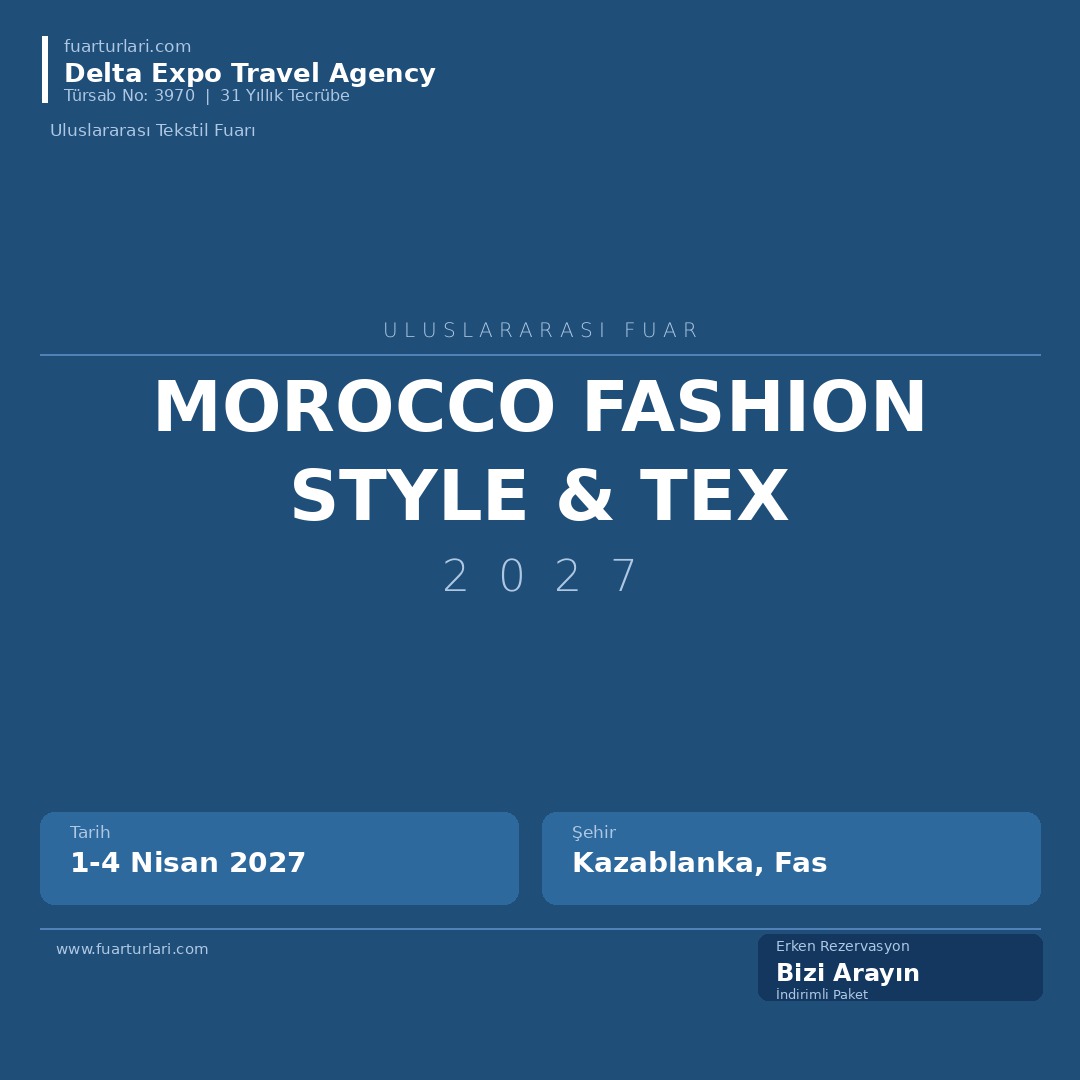 Morocco Fashion Style & Tex 2027