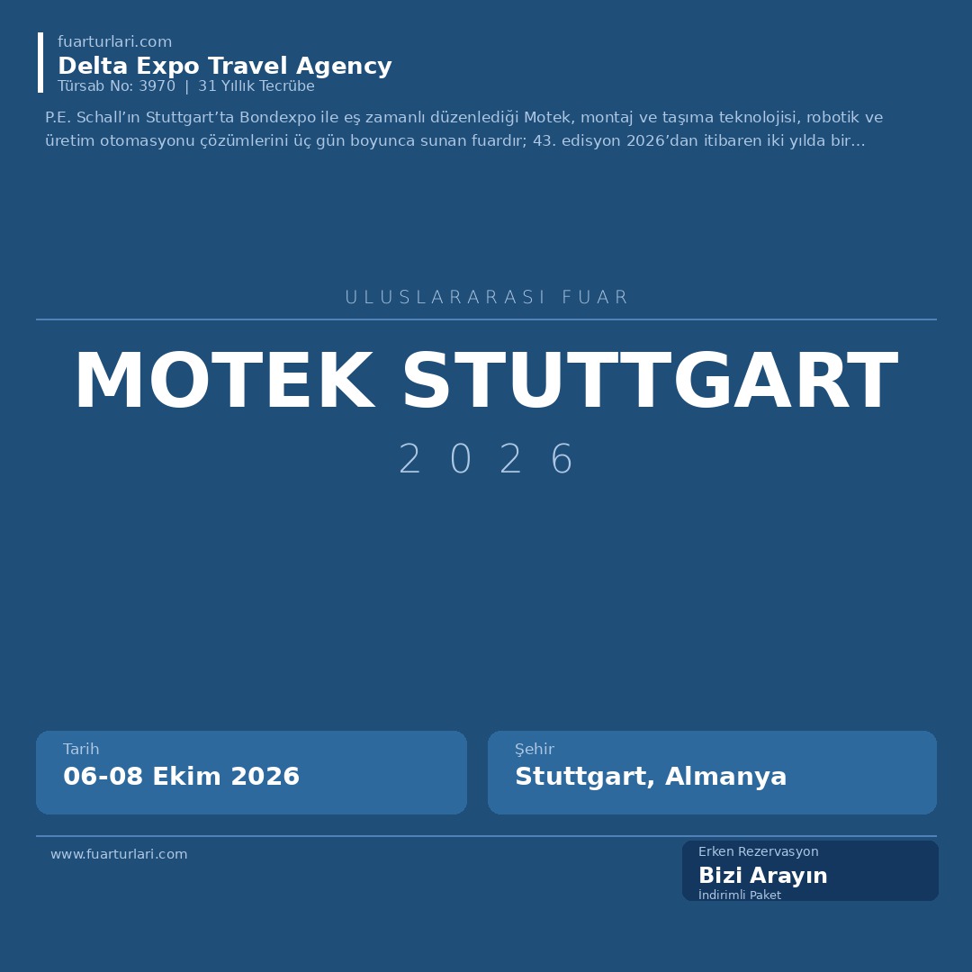 Motek Stuttgart 2026