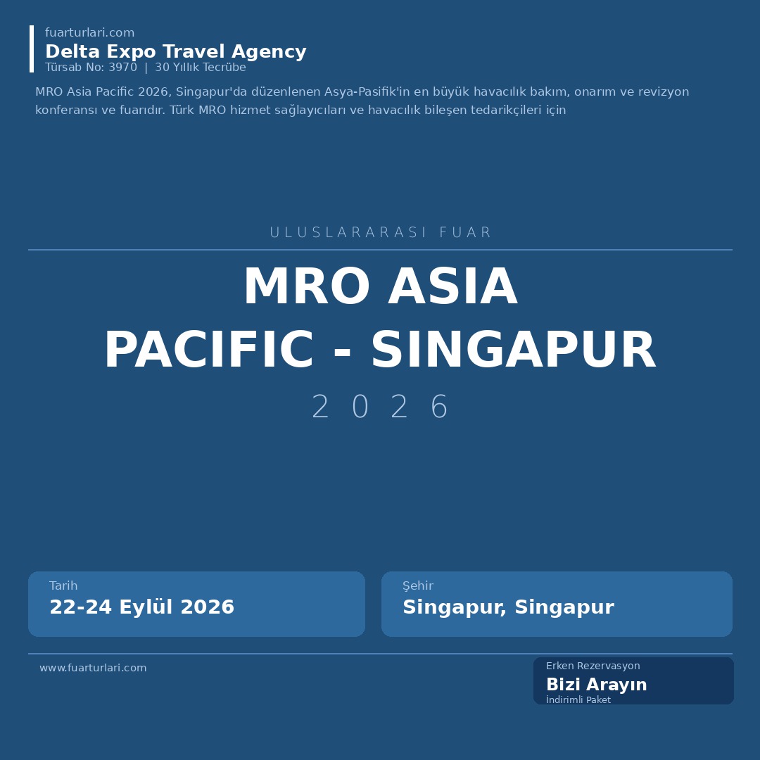 MRO Asia Pacific 2026 - Singapur