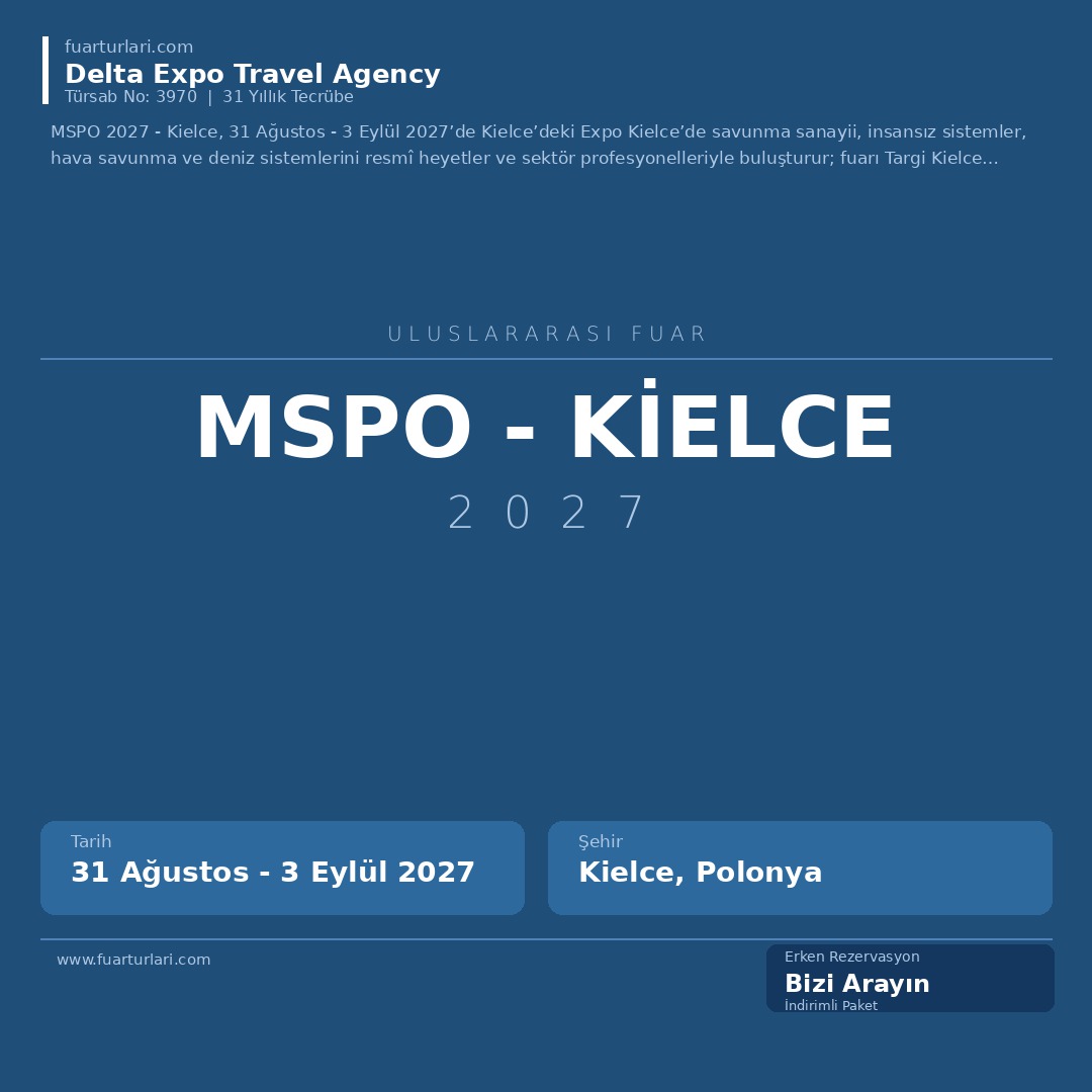 MSPO 2027 - Kielce