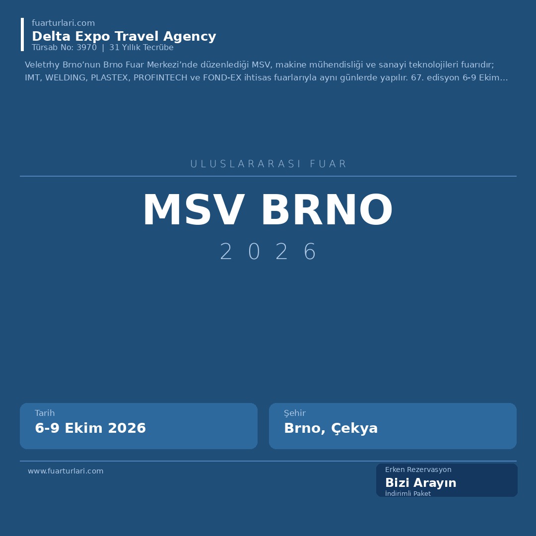 MSV Brno 2026