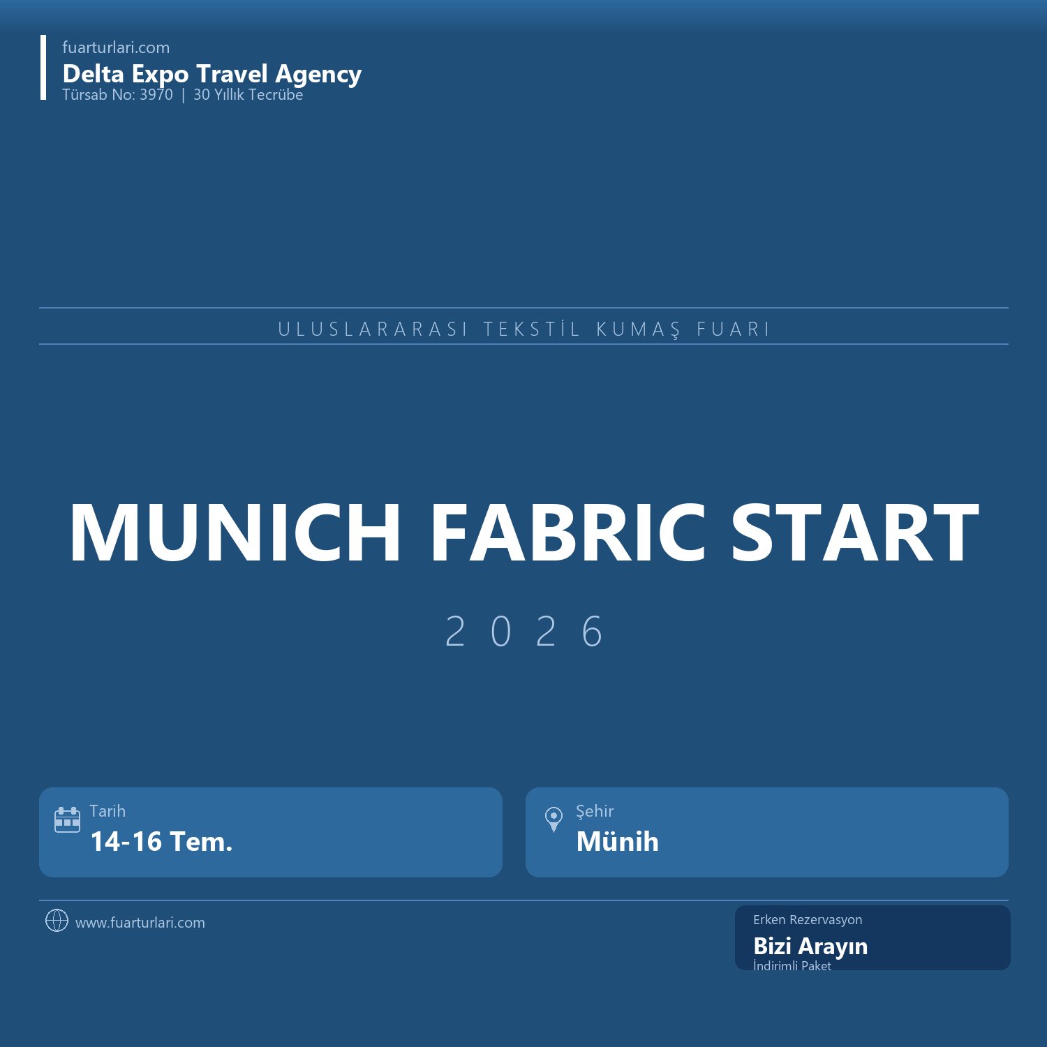 MUNİCH FABRIC START 2026-2
