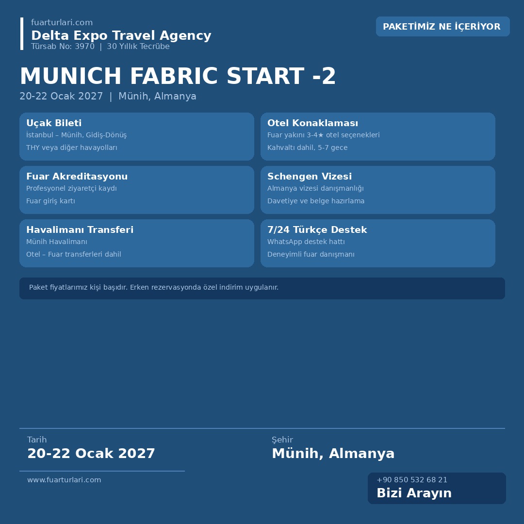 Munich Fabric Start 2027-2