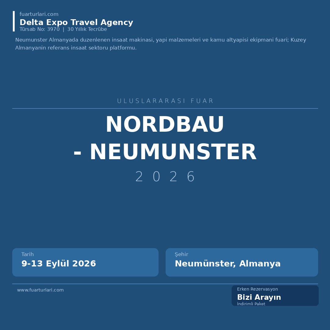 NordBau 2026 - Neumunster