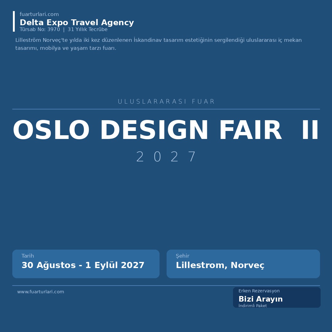 Oslo Design Fair 2027 II