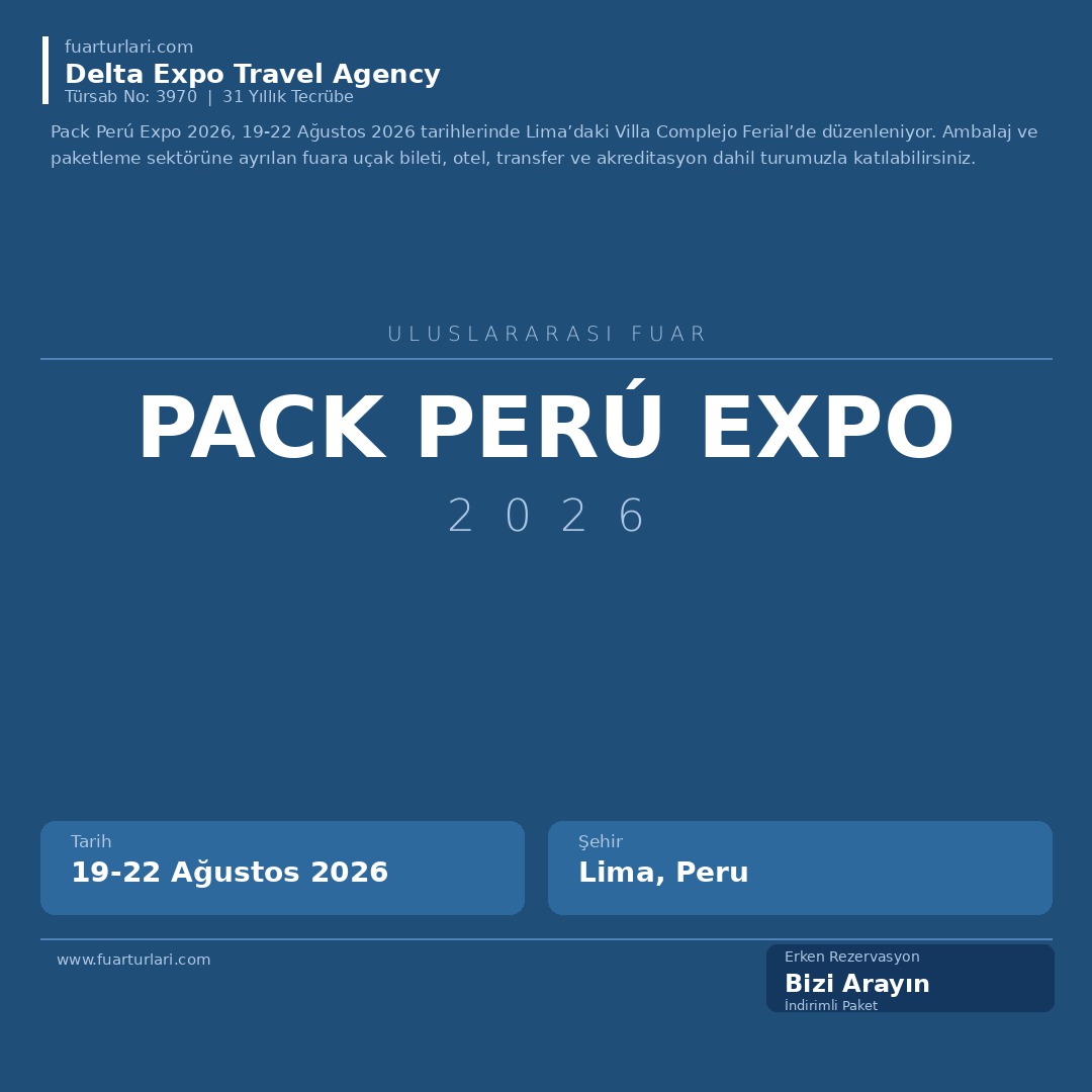 Pack Perú Expo 2026