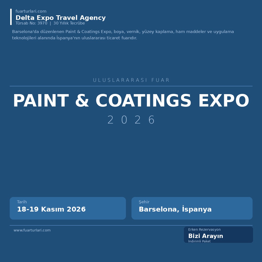 Paint & Coatings Expo 2026