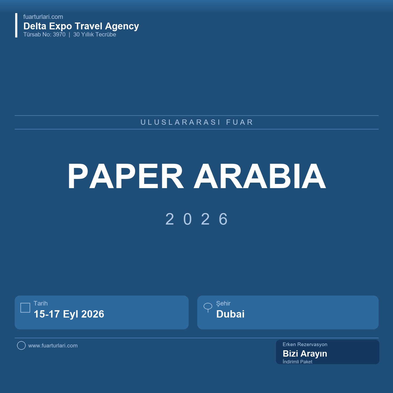 Paper Arabia 2026 - Dubai