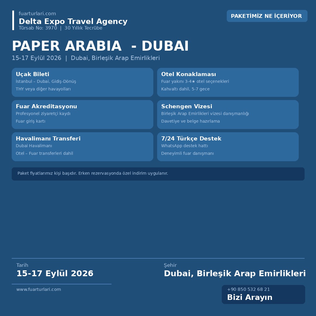 Paper Arabia 2026 - Dubai