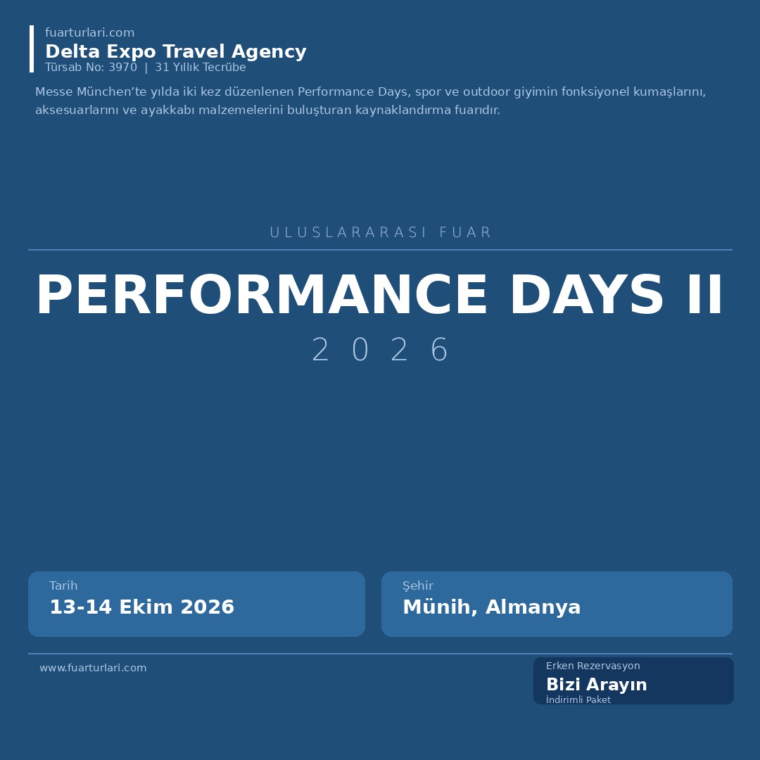 Performance Days II 2026