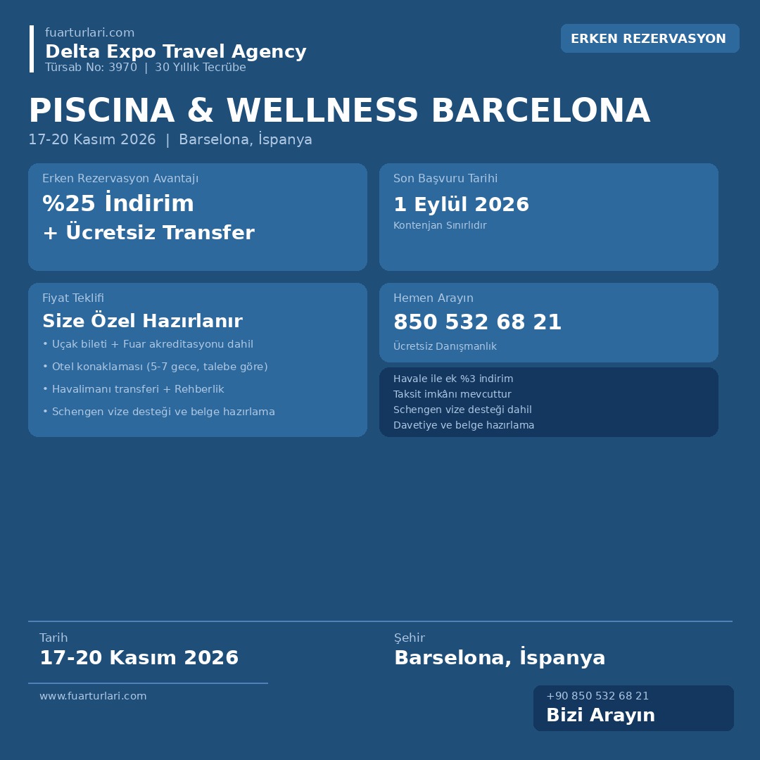 Piscina & Wellness Barcelona 2026