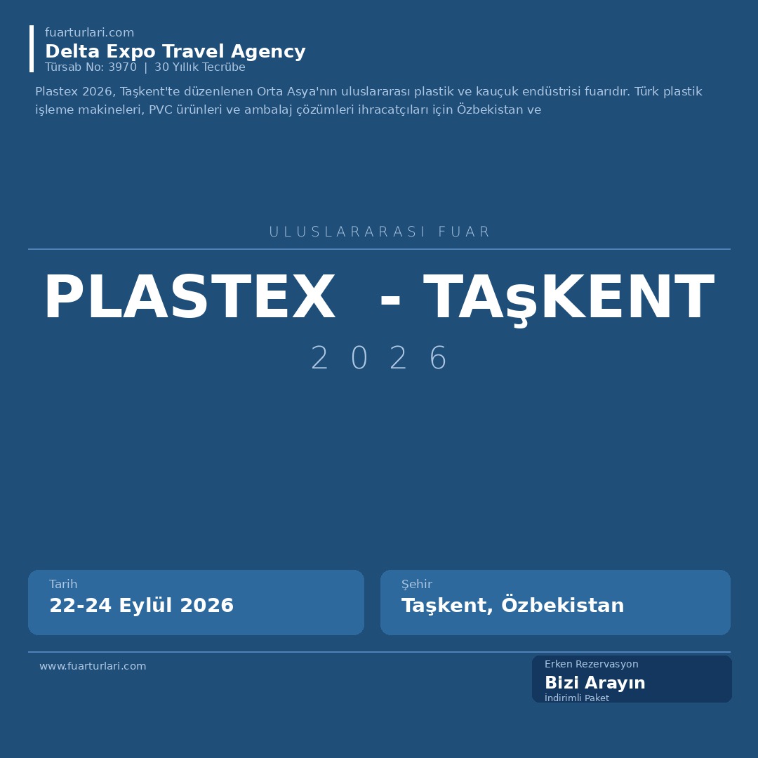 Plastex 2026 - Taşkent
