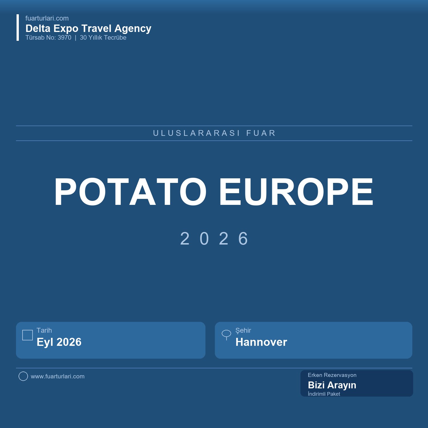 Potato Europe 2026 - Hannover
