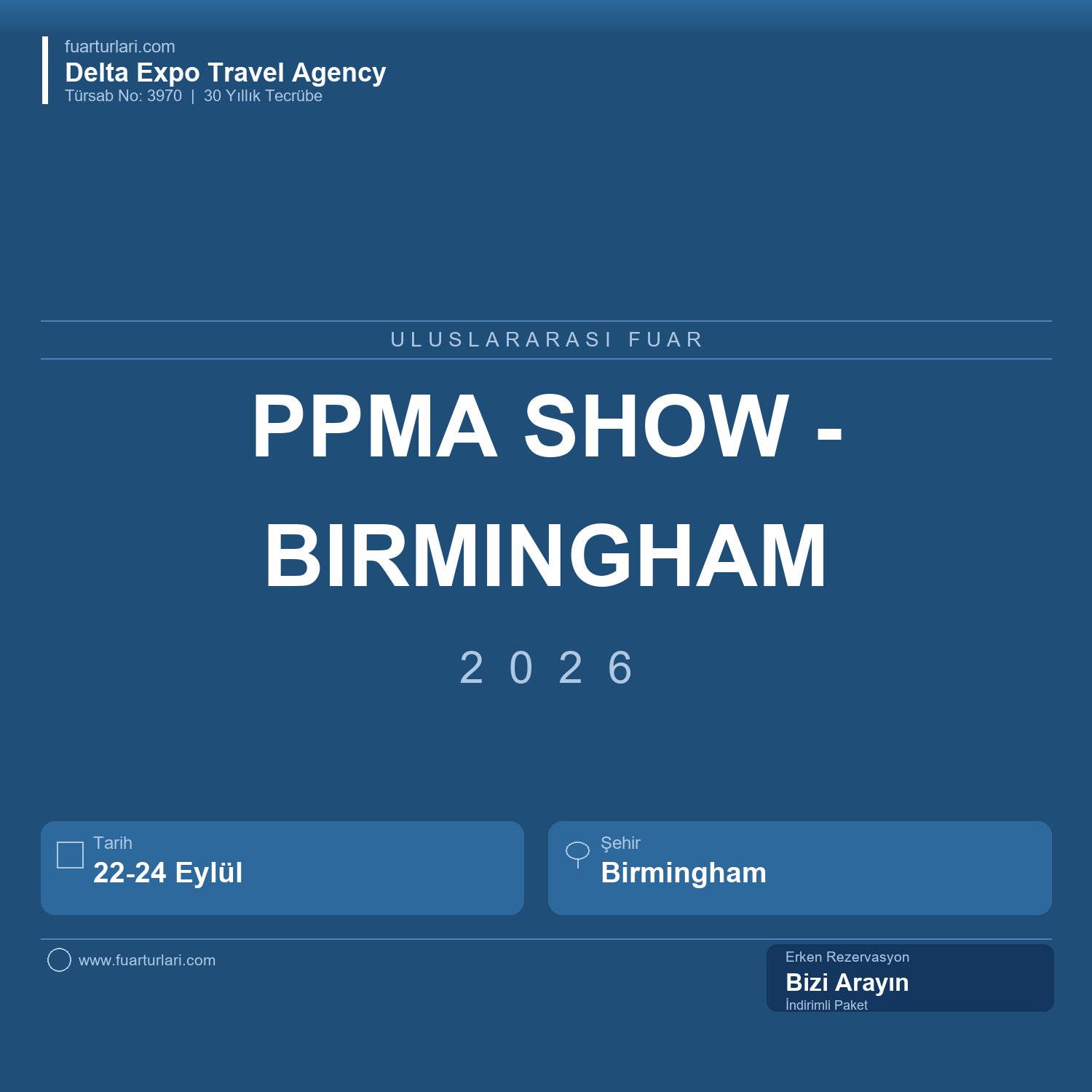 PPMA SHOW 2026 - Birmingham