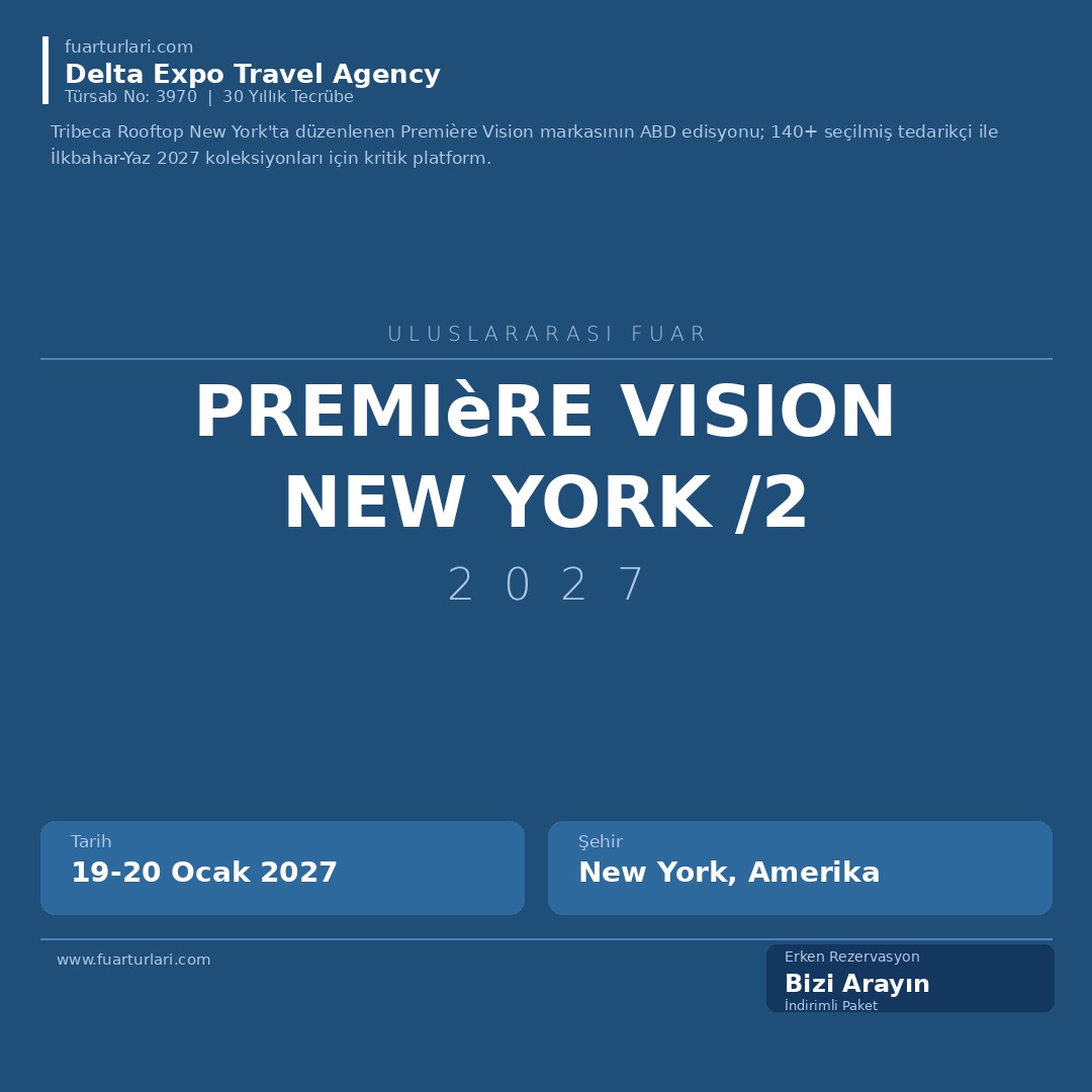 Première Vision New York 2027/2