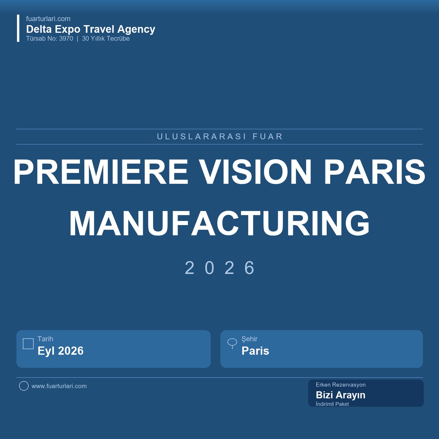Premiere Vision Paris Manufacturing 2026-2