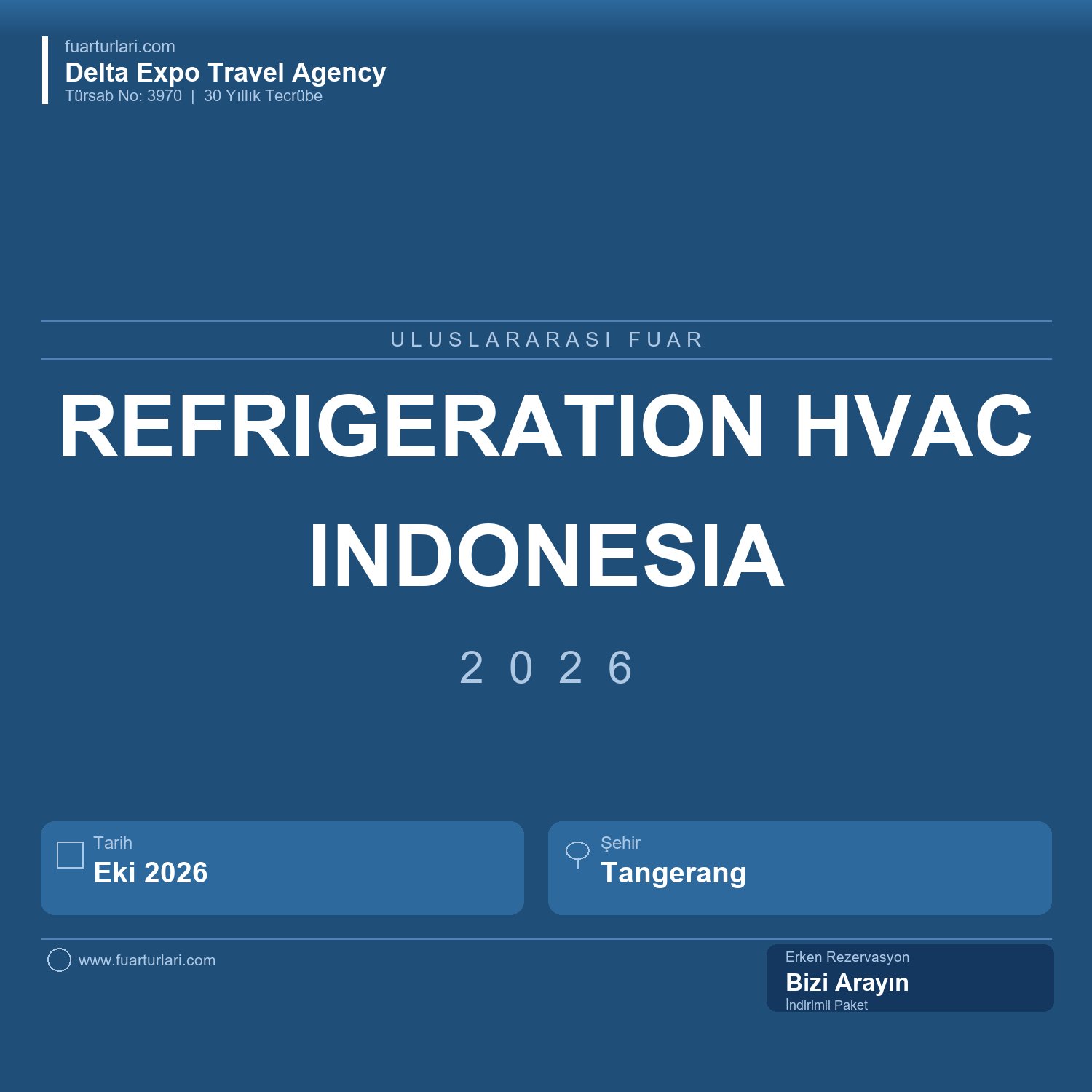 Refrigeration & HVAC Indonesia 2026 - Tangerang