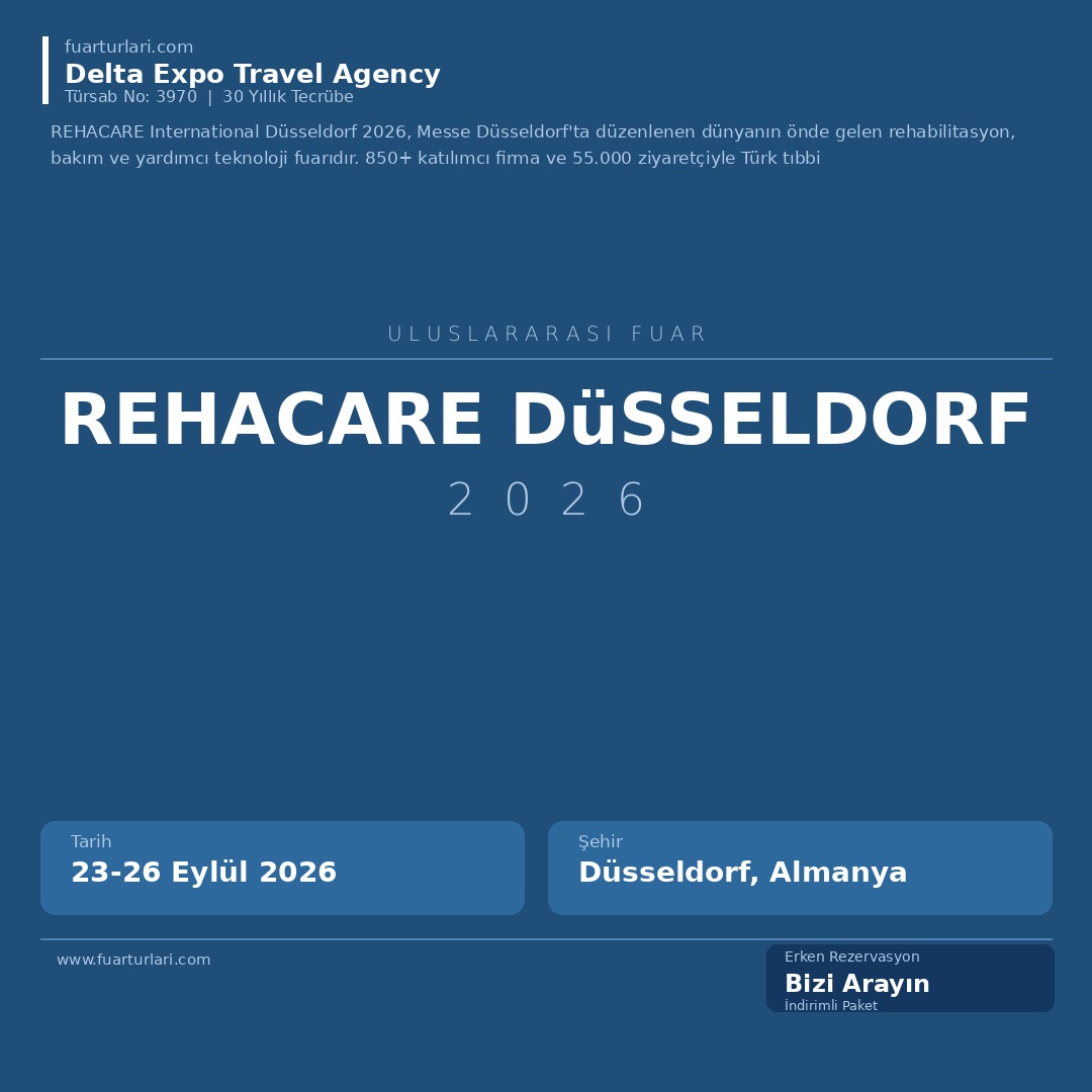 REHACARE Düsseldorf 2026