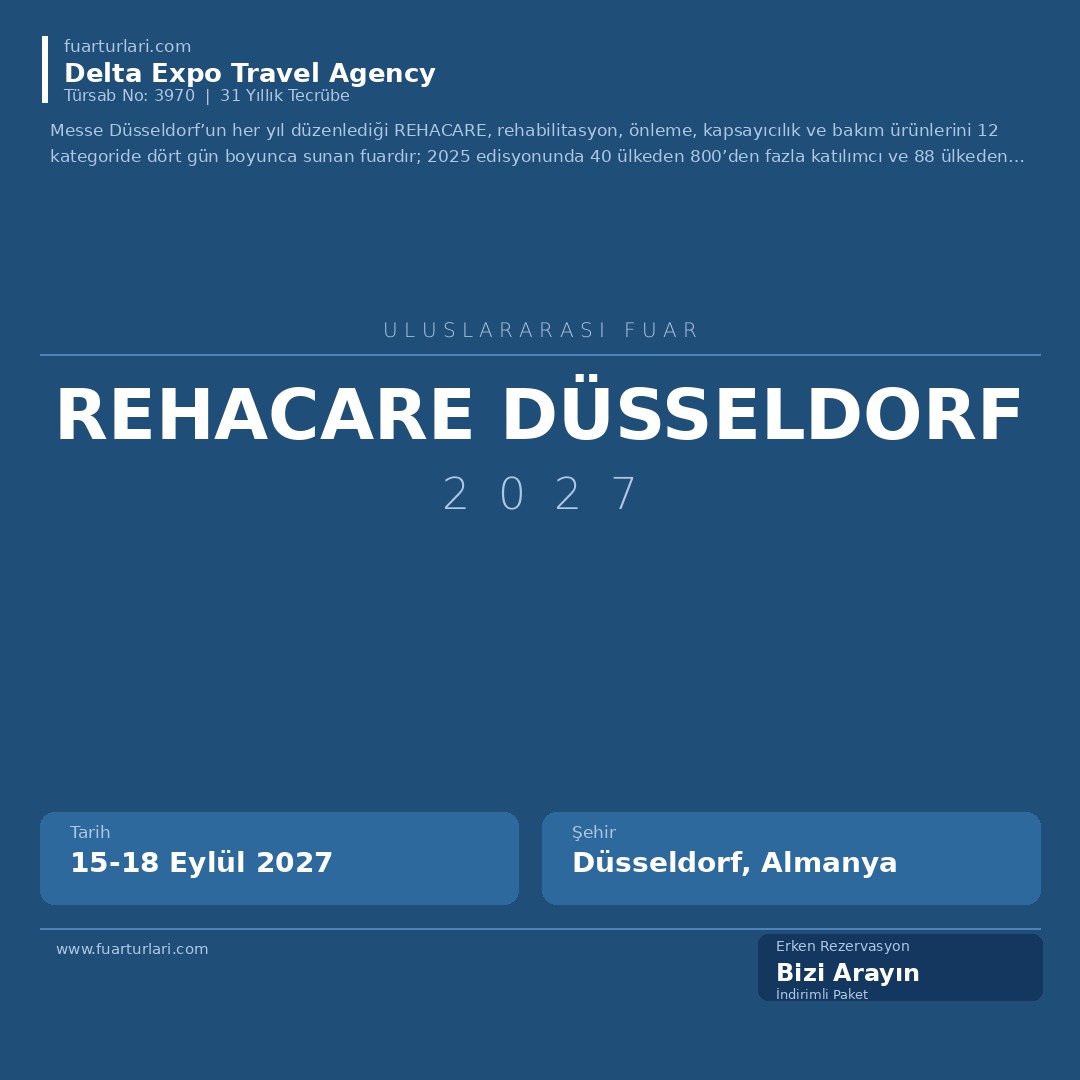 REHACARE Düsseldorf 2027
