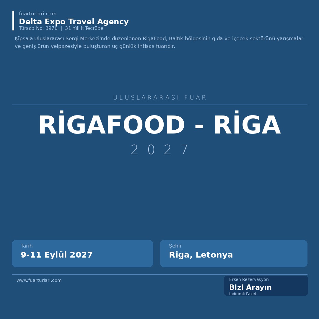RigaFood 2027 - Riga