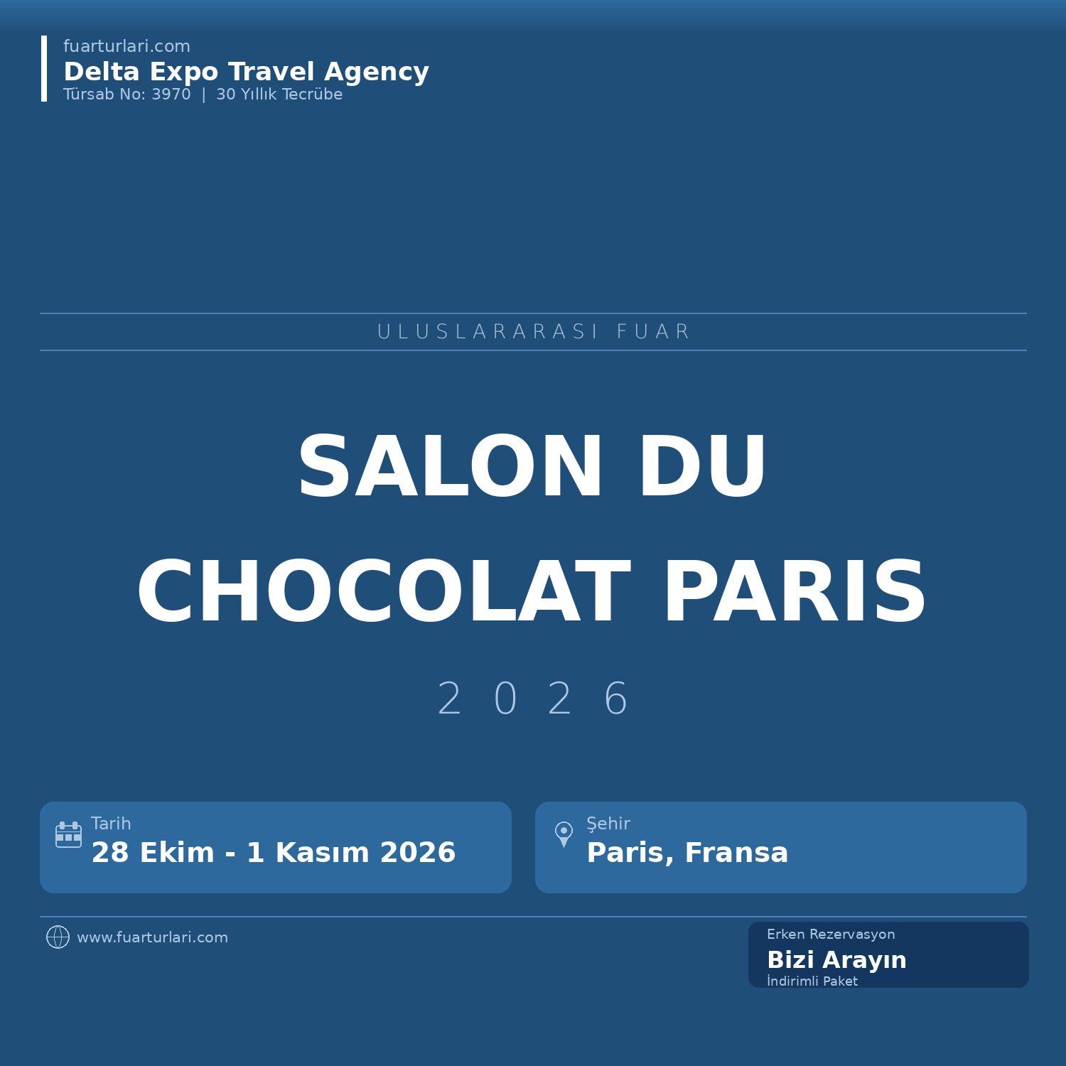 Salon du Chocolat de Paris 2026