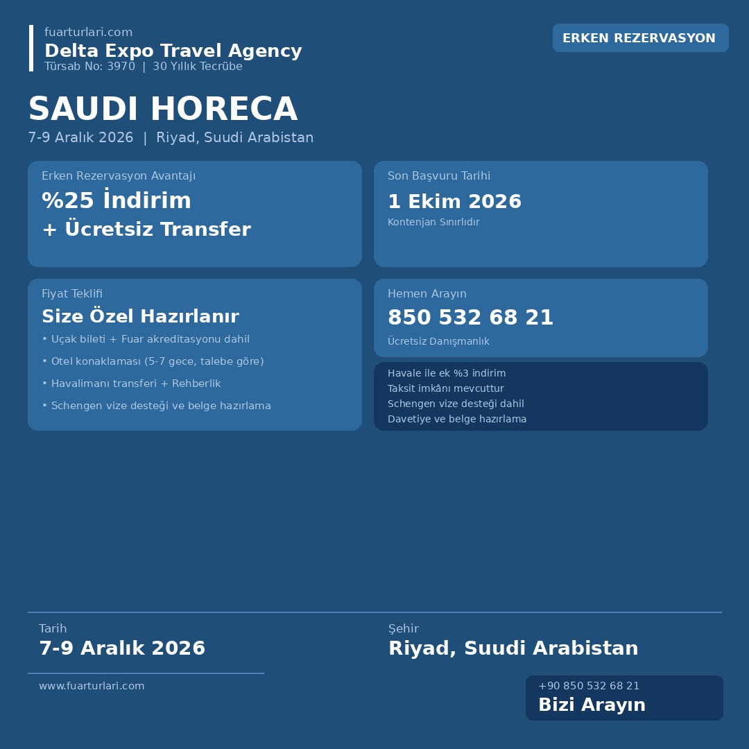 Saudi Horeca 2026