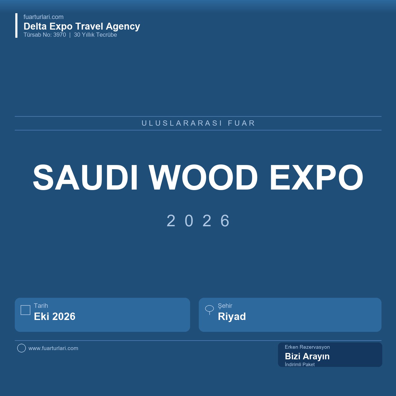 Saudi Wood Expo 2026 - Riyad