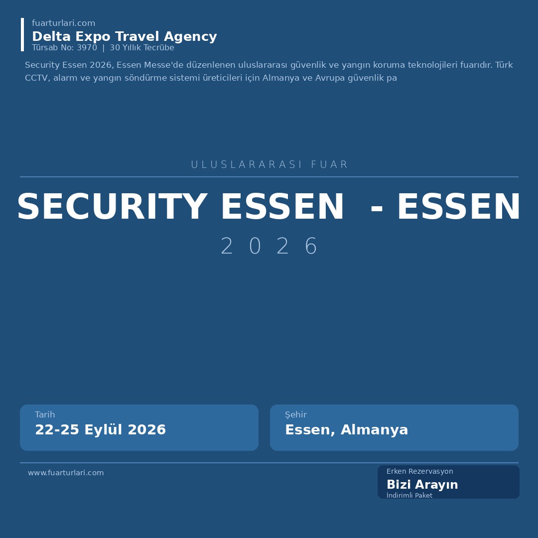 Security Essen 2026 - Essen