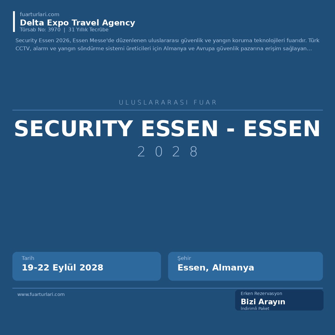 Security Essen 2028 - Essen